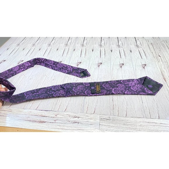 Serica mens necktie 100% silk mad in italy tie - Picture 7 of 8